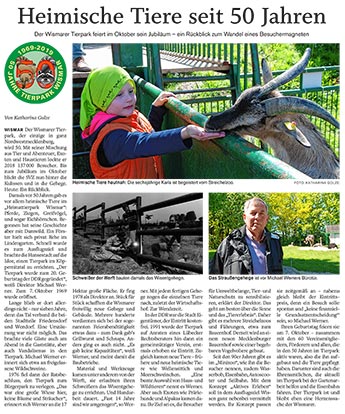 Heimische Tiere seit 50 Jahren